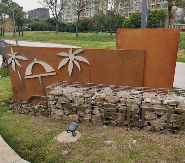 唐县锈钢板挡土墙