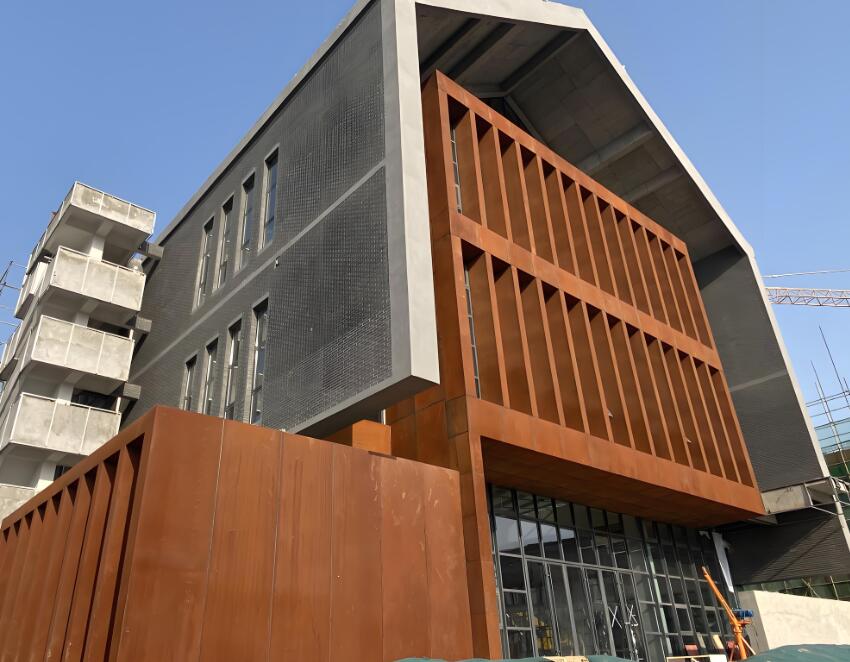 唐县耐候钢幕墙