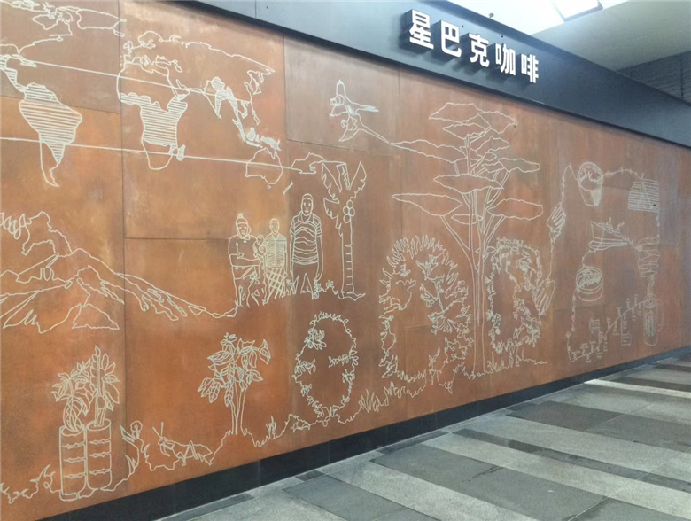 唐县耐候钢幕墙