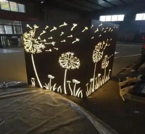 唐县耐候钢灯箱