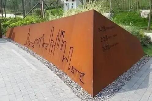 唐县耐候钢挡土墙